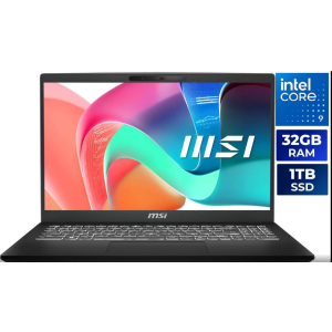 MSI Modern 15 H 15.6" Touch Screen Laptop Intel Core 9 270H 32GB RAM1 TB NVMe SSD Windows 11 Home (C2RMTG-401US)