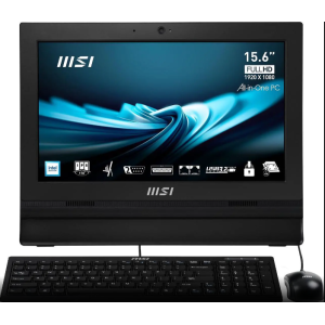 MSI All-in-One Computer PRO AP162T ADL-020US Intel N100 4GB DDR4 128GB PCIe SSD 15.6"
