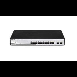 D-Link Network DGS-1210-10P Smart 8-Port Gigabit PoE Switch 2 Combo S...