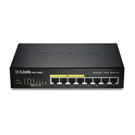 D-Link Switch DGS-1008P 8-Port Gigabit Unmanaged Desktop with 4 -PoE ...
