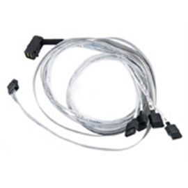 Adaptec Cable 2280000-R 0.8m RA miniSAS SCSI SFF-8643 to 4 x1Serial F...