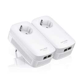 TP-Link Accessory TL-PA9020P KIT AV2000 2 Port Gigabit Passthrough Po...