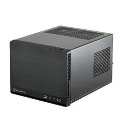 Silverstone Case SG13B-Q mini-ITX NO PS 0/0/(1) USB 3.0 Black Retail