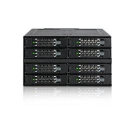 ICY DOCK Case MB508SP-B Full Metal 8x2.5 inch SATA Solid State Drive/...