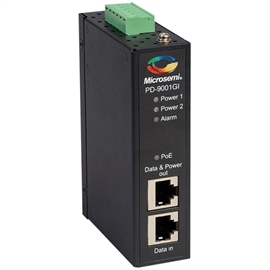 Microchip Network PD-9001GI/DC Industrial 1Port 30W PoE Midspan dual ...