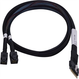 Adaptec Cable 2304900-R ACK-I-SlimSASx8-2MiniSAS-HDx4-0.8M SAS/SATA R...