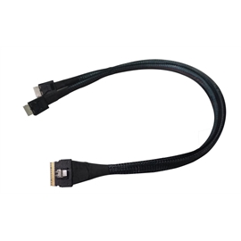 HighPoint Cable 8654-8611-205 NVMe cable SFF-8654 to SFF-8611 0.5M Re...