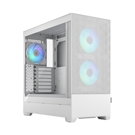 Fractal Design Case FD-C-POR1A-01 MidTower Pop Air RGB White Clear Te...