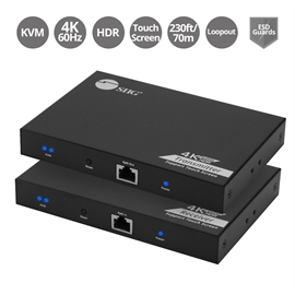 SIIG Network CE-H27811-S1 4K 60Hz HDR HDMI KVM Over Cat6 Extender wit...