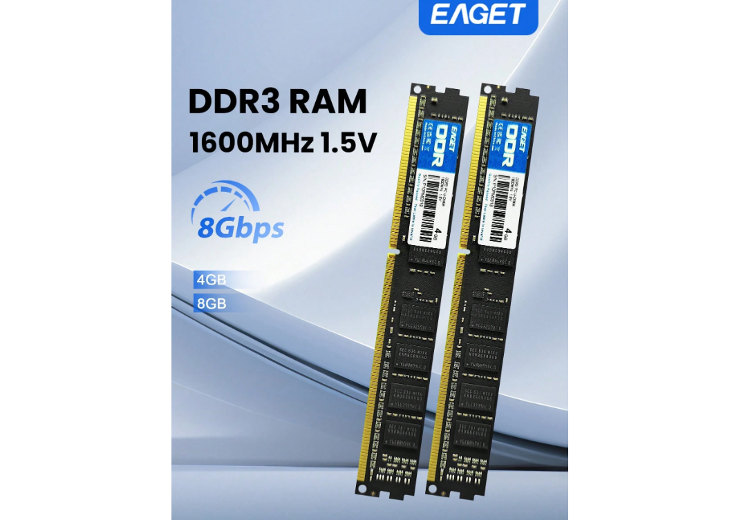 DDR3 RAM Memory Module 4G/8G 1600MHz High-Performance PC3-10600 - 190