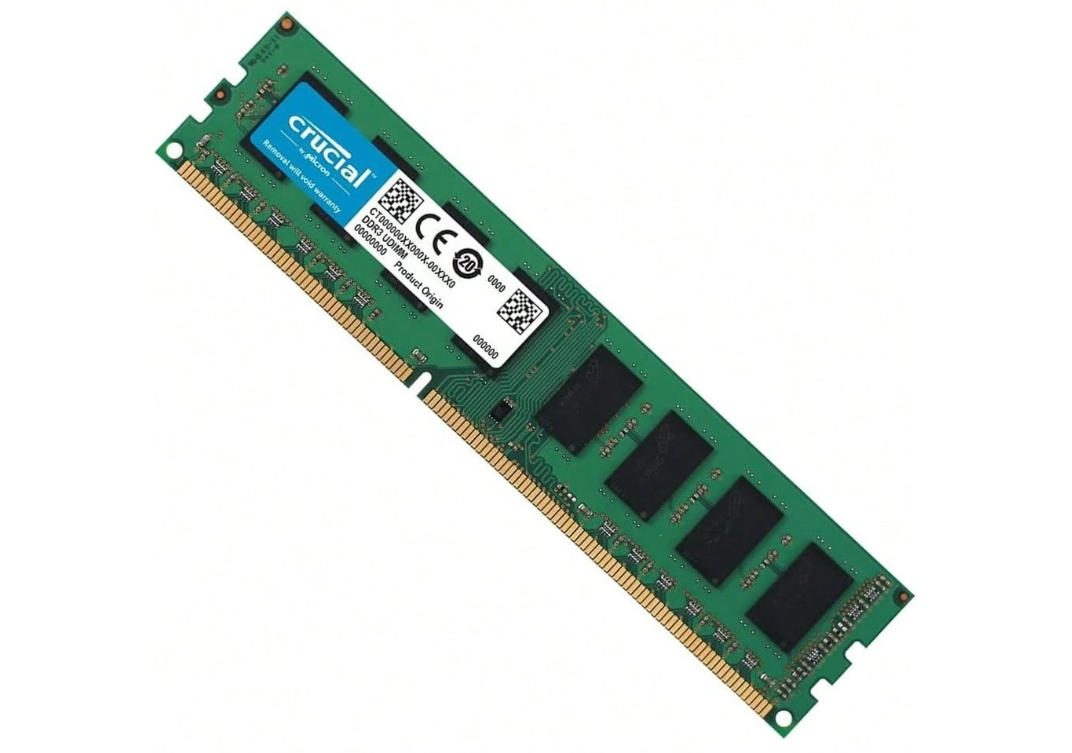Crucial 8GB, 240-Pin DIMM, DDR3 PC3-12800,