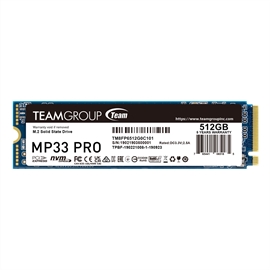 TEAMGROUP SSD TM8FPD512G0C101 512GB MP33 PRO M.2 2280 NVMe 1.3 PCIE GEN3x4 Retail