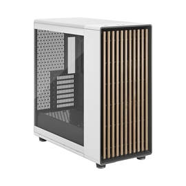Fractal Design Chassis FD-C-NOR1X-04 North XL Chalk White Tempered Gl...