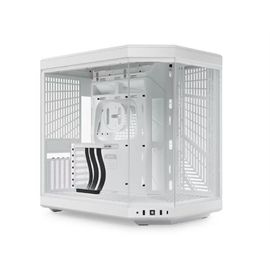 HYTE Case CS-HYTE-Y70-WW Y70 Dual Chamber Mid-Tower ATX Snow White Re...