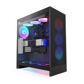 NZXT Case CM-H72FB-R1 H7 FLOW RGB (2024) Black MidTower Retail