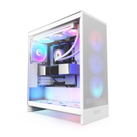 NZXT Case CM-H72FW-R1 H7 FLOW RGB (2024) White MidTower Retail