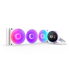 NZXT Fan RL-KR36E-W2 KRAKEN ELITE RGB 360 AIO LIQUID COOLER 360MM WHI...