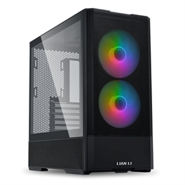 Lian-Li Case LANCOOL 207 Black Mid Tower TG 2x3.5"HDD or 2.5"SSD Blac...