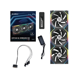 Lian-Li Fan 12RSL1W3B UNI FAN SL 120 Wireless RGB 120mm Fan Reverse B...