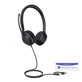 Yealink Headset 1308163 UH35 Dual Teams USB-C/A professional USB-wired headset Retail