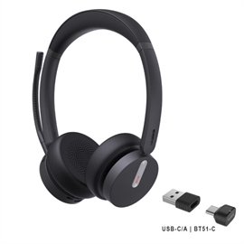 Yealink Headphone 1208704 BH70 Dual UC USB-C/A Essential Bluetooth He...