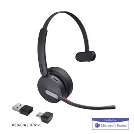 Yealink Headphone 1208705 BH70 Mono Teams USB-C/A Essential Bluetooth...