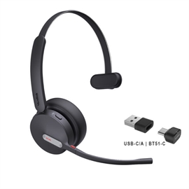 Yealink Headphone 1208706 BH70 Mono UC USB-C/A Essential Bluetooth Re...