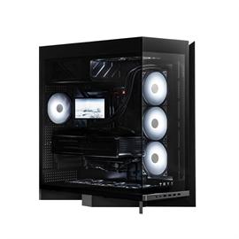 TRYX Case C-L700N-NN0H-G0K LUCA L70 Midtower Black E-ATX USB3.2 Type-...