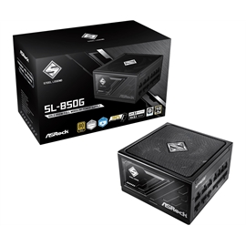 ASRock Power Supply SL-850G 850 Watts ATX 12V 80+GOLD Fully Modular 1...