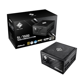 ASRock Power Supply SL-750G 750Watts ATX 12V 80+GOLD Fully Modular 13...