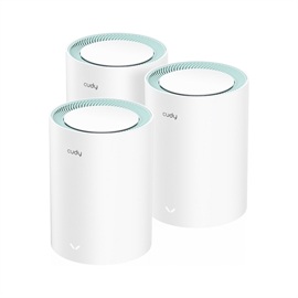 Cudy Network M1300(3-Pack) AC1200 Wi-Fi Gigabit Mesh Solution 3-Pack ...