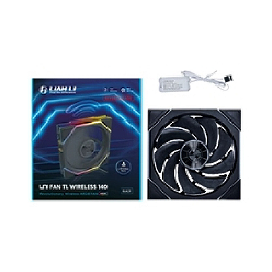 Lian-Li Fan 14TL1W1B Fluid Dynamic Bearing without Fan Controller Bla...