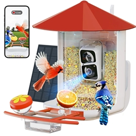 PerchMe Camera SF-BF-VC01 Smart Bird Feeder with AI Camera and Solar ...