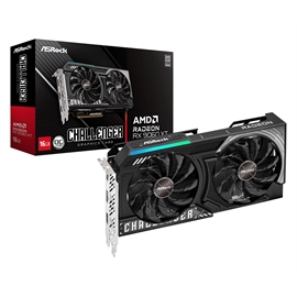 ASRock Video Card RX9060XT CL 16GO AMD Radeon RX 9060 XT Challenger 1...