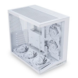 Lian-Li Case O11DMIV2FW Mini Tower White 2x2.5"SSD or 2x3.5"HDD ATX/ ...