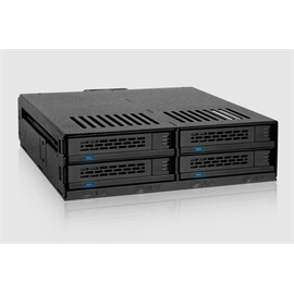 ICY DOCK Removable Drive MB324SP-1B 4 Bay 2.5" SATA/SAS HDD SSD Hot-S...