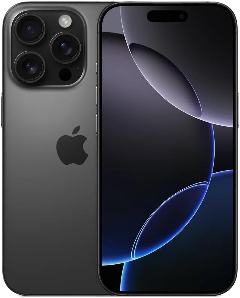 Apple iPhone 16 Pro Max, US Version, 1TB, Black Titanium