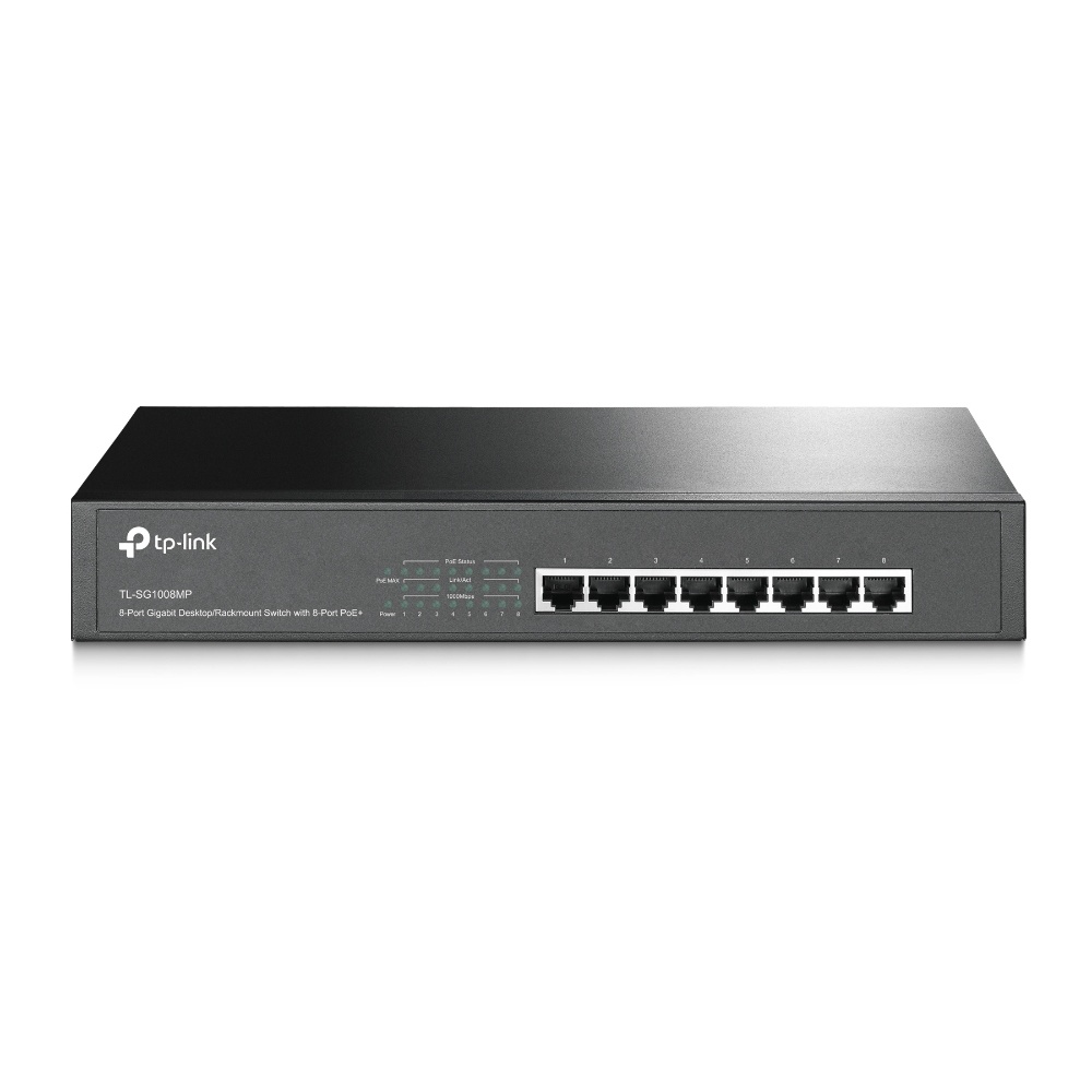 TP-Link Switch TL-SG1008MP 8 Port Gigabit PoE+Switch 124W PoE power b...