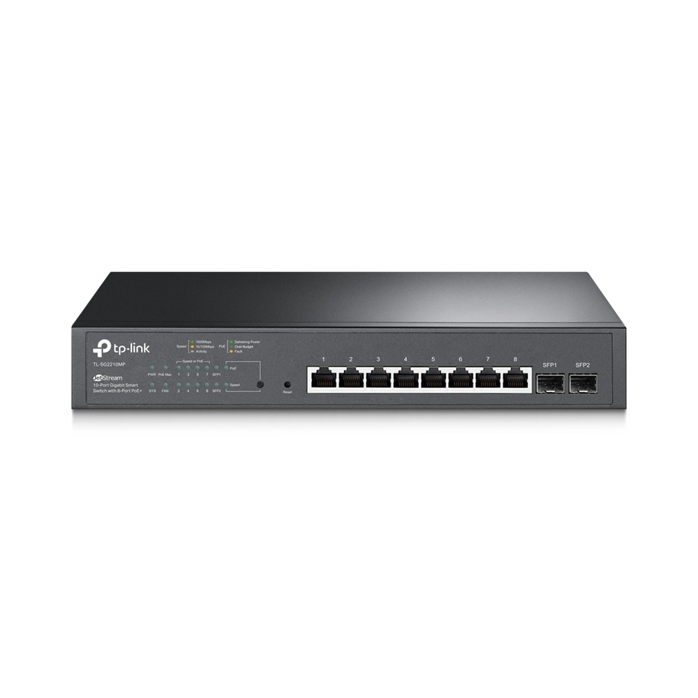 TP-Link Network SG2210MP Omada JetStream 10Port Gigabit Smart Switch ...
