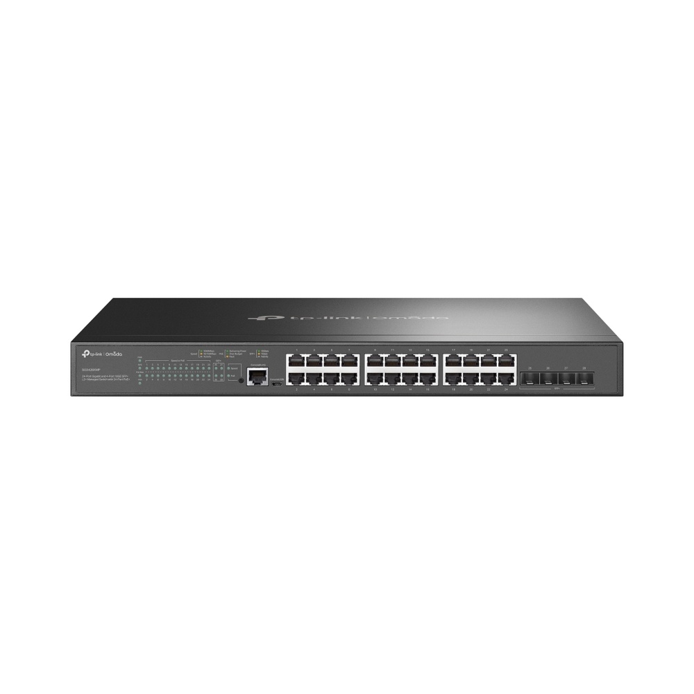 TP-Link Switch SG3428XMP Omada 24Port Gigabit 4Port 10GE SFP+L2+ Mana...