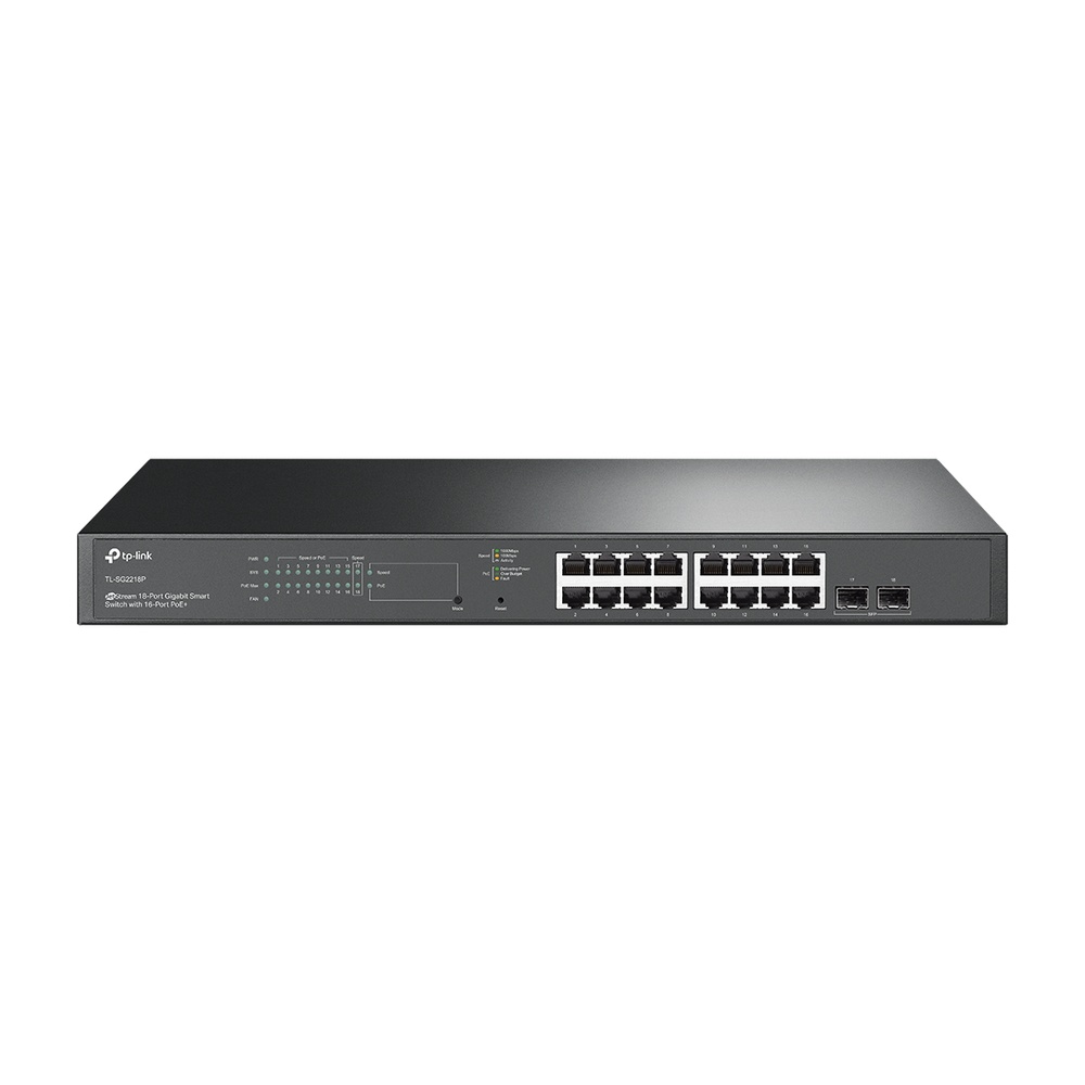 TP-Link Switch SG2218P JetStream 18Port Gigabit Smart Switch with 16P...