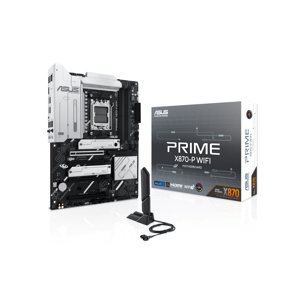 ASUS Motherboard PRIME X870-P WIFI AMD X870 AM5 max.192GB DDR5 ATX Re...