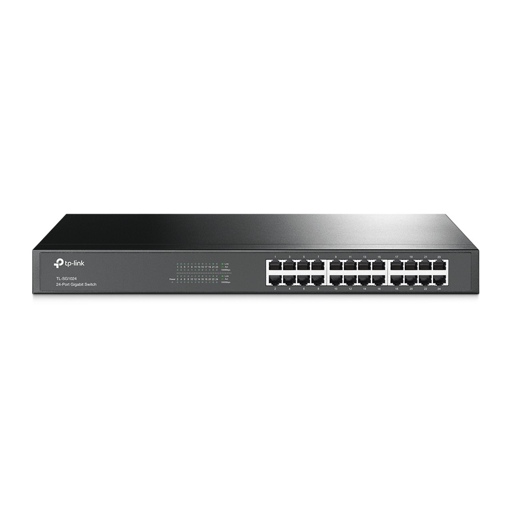 TP-Link Network TL-SG1024 24-port Unmanaged Gigabit Rackmount Switch ...