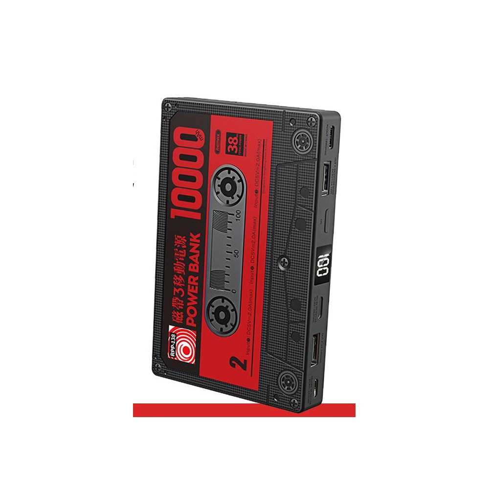 Super Fast Charge Creative Ultra-thin Portable Retro Tape Power Bank A