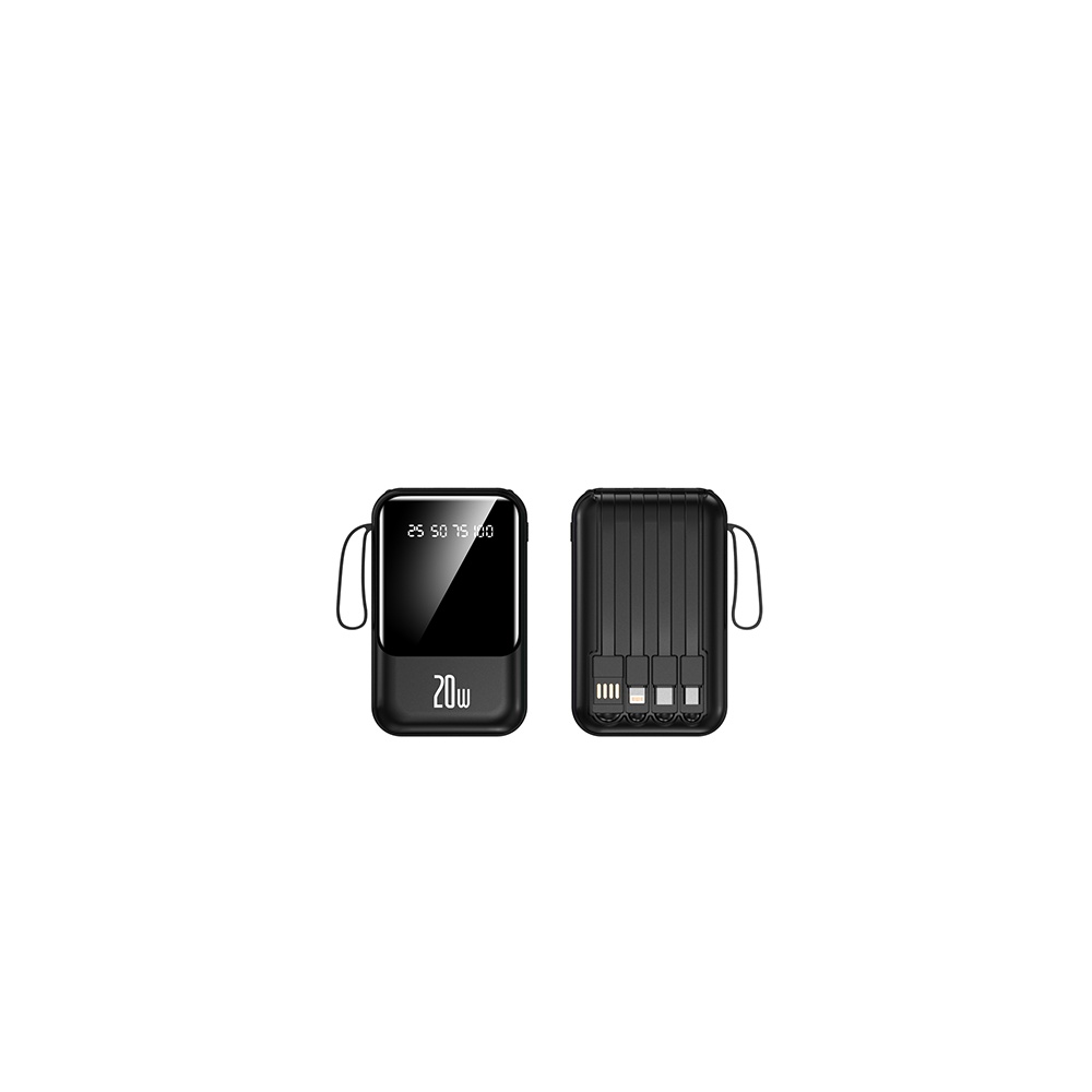 KP-720 Best-selling 8000mAh High-capacity Power Bank With Digital Dis...
