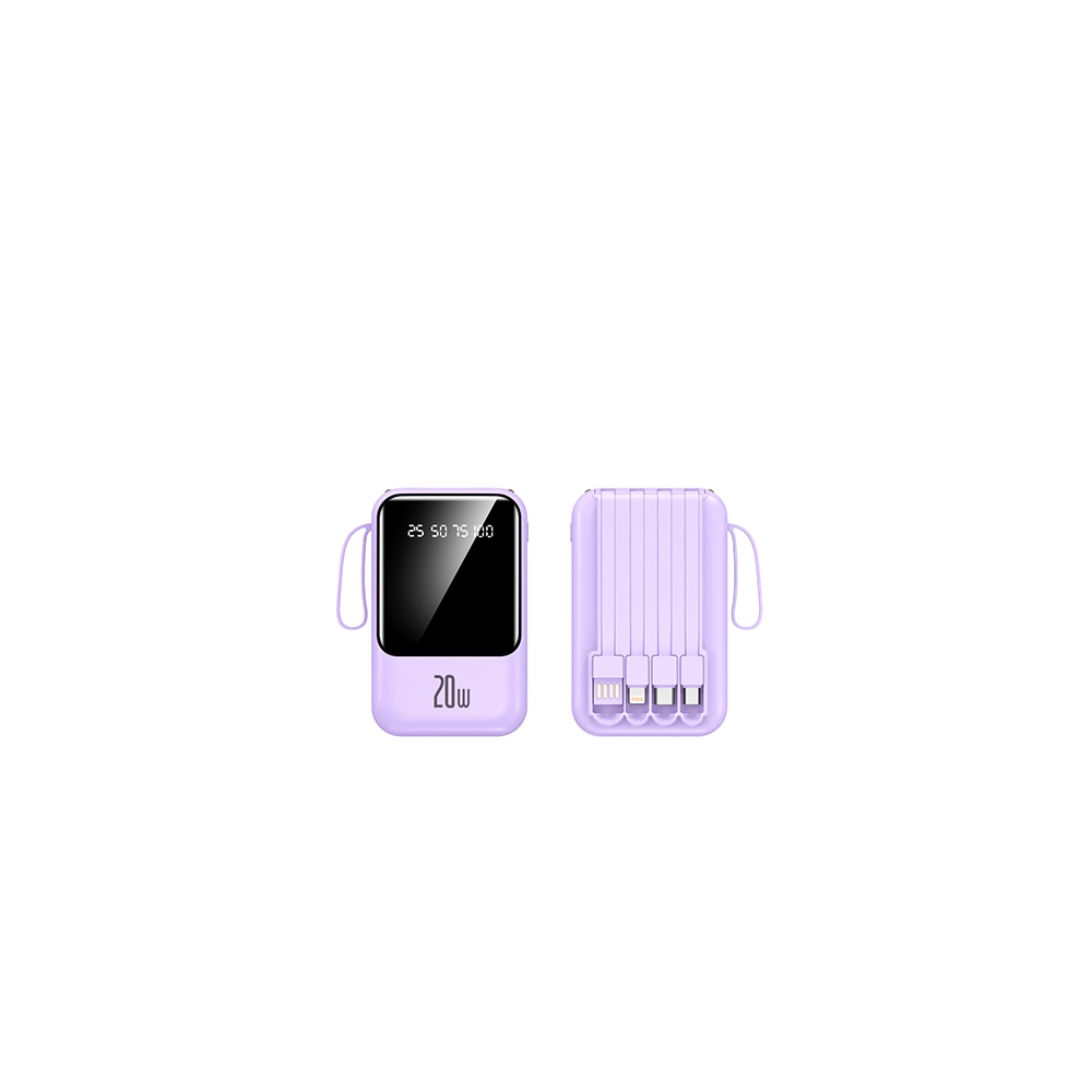 KP-720 Best-selling 8000mAh High-capacity Power Bank With Digital Dis...