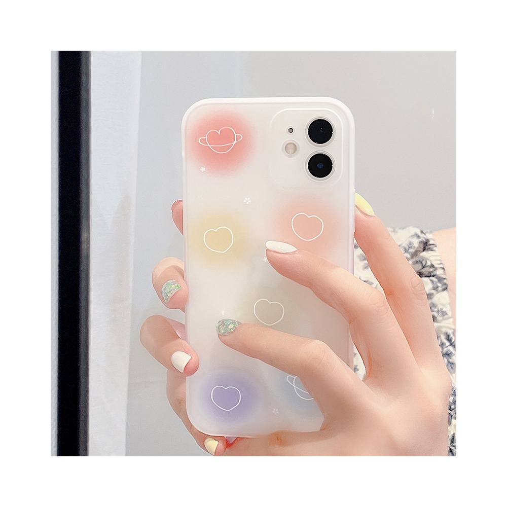 Cute Girly Phone Case Semi Permeable Matte Photo Color-IPhone13