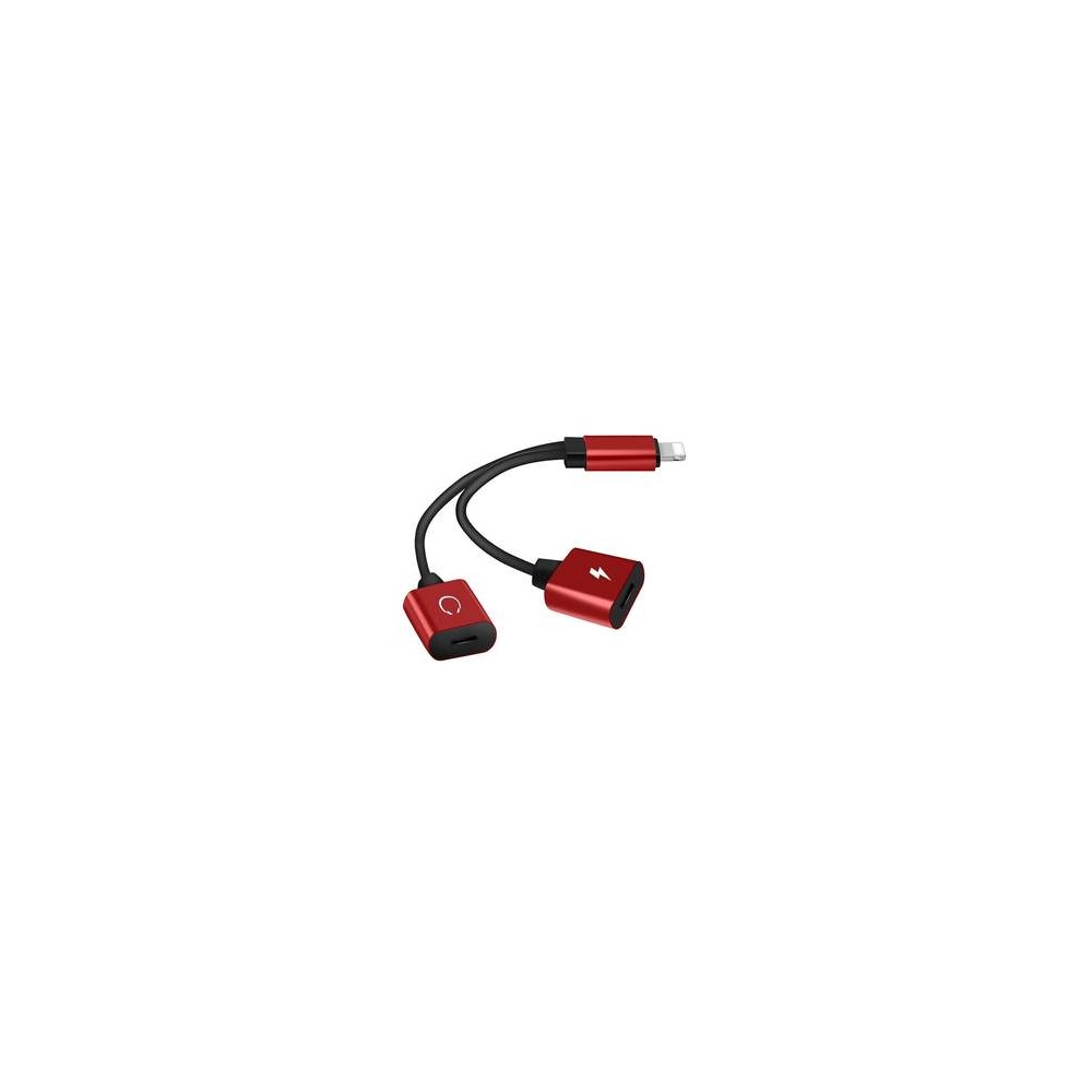 Lightning Wire-controlled Two-in-one Listening Song Charging Adapter ...