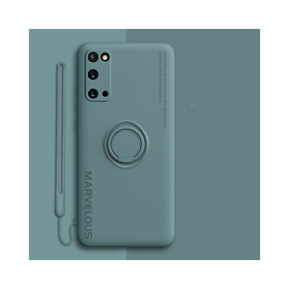 Liquid silicone anti-drop ultra-thin soft shell Dark green-S20