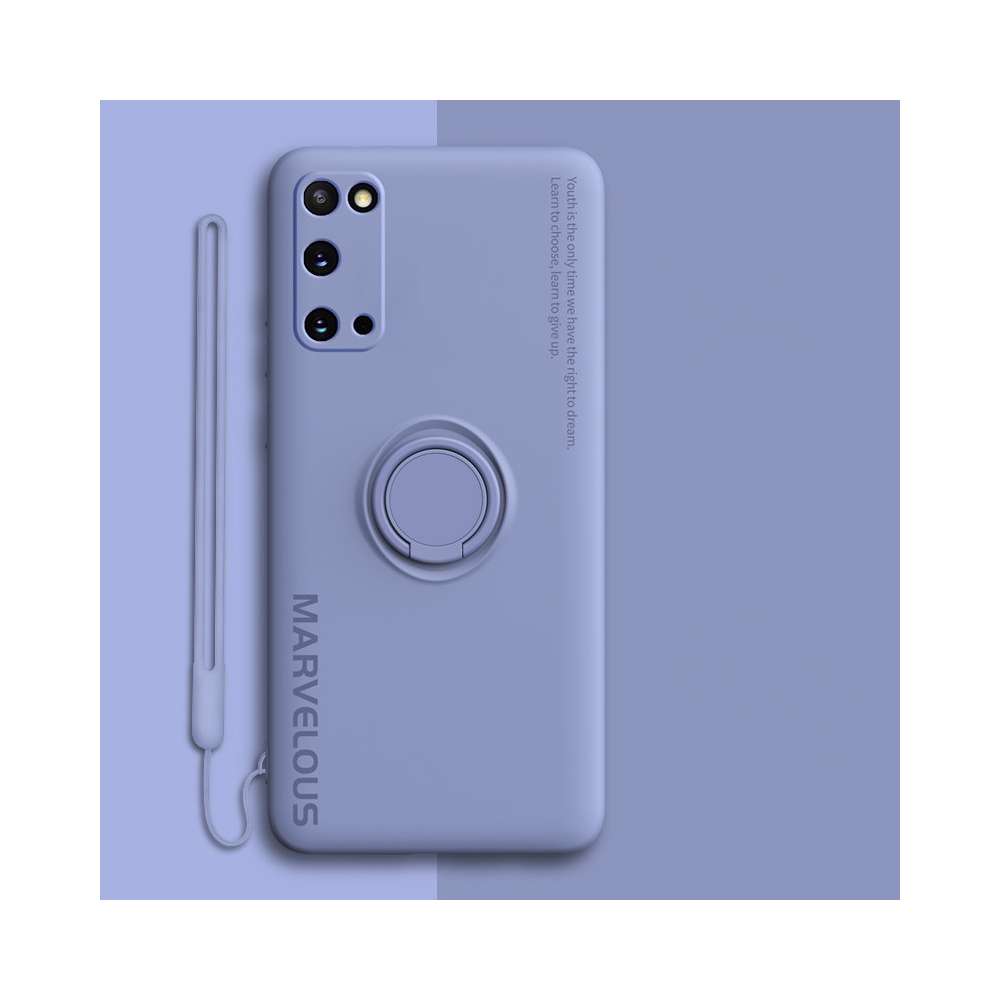 Liquid silicone anti-drop ultra-thin soft shell Purple-S20